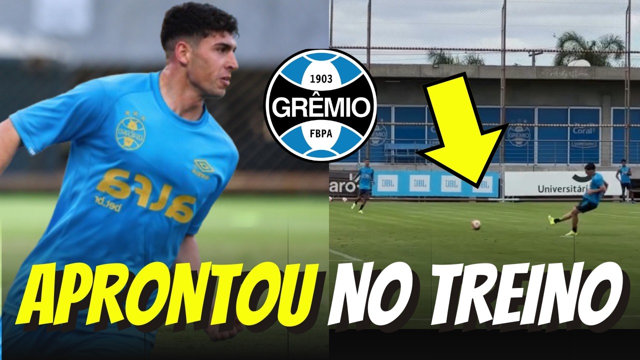 💥😱Começou COM TUDO! Olha só o que ACONTECEU no 1º TREINO de Nardoni com o Grêmio!