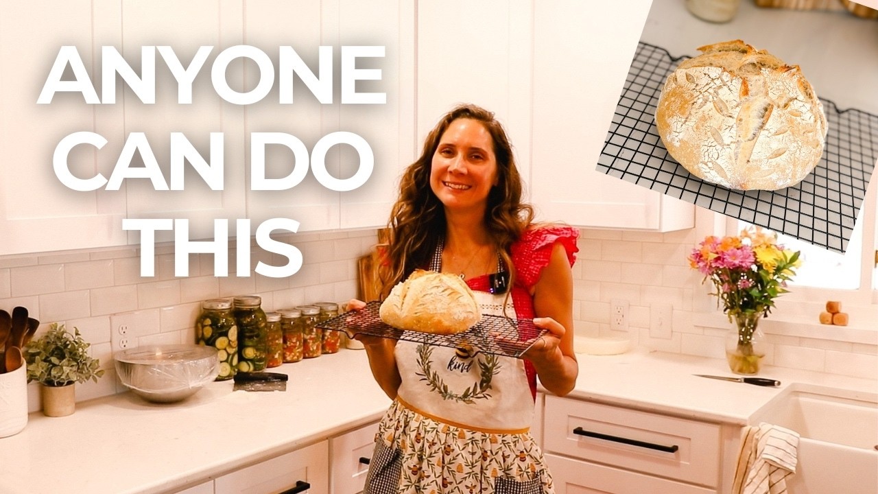 Sourdough bread for absolute beginners (no knead, no fuss)