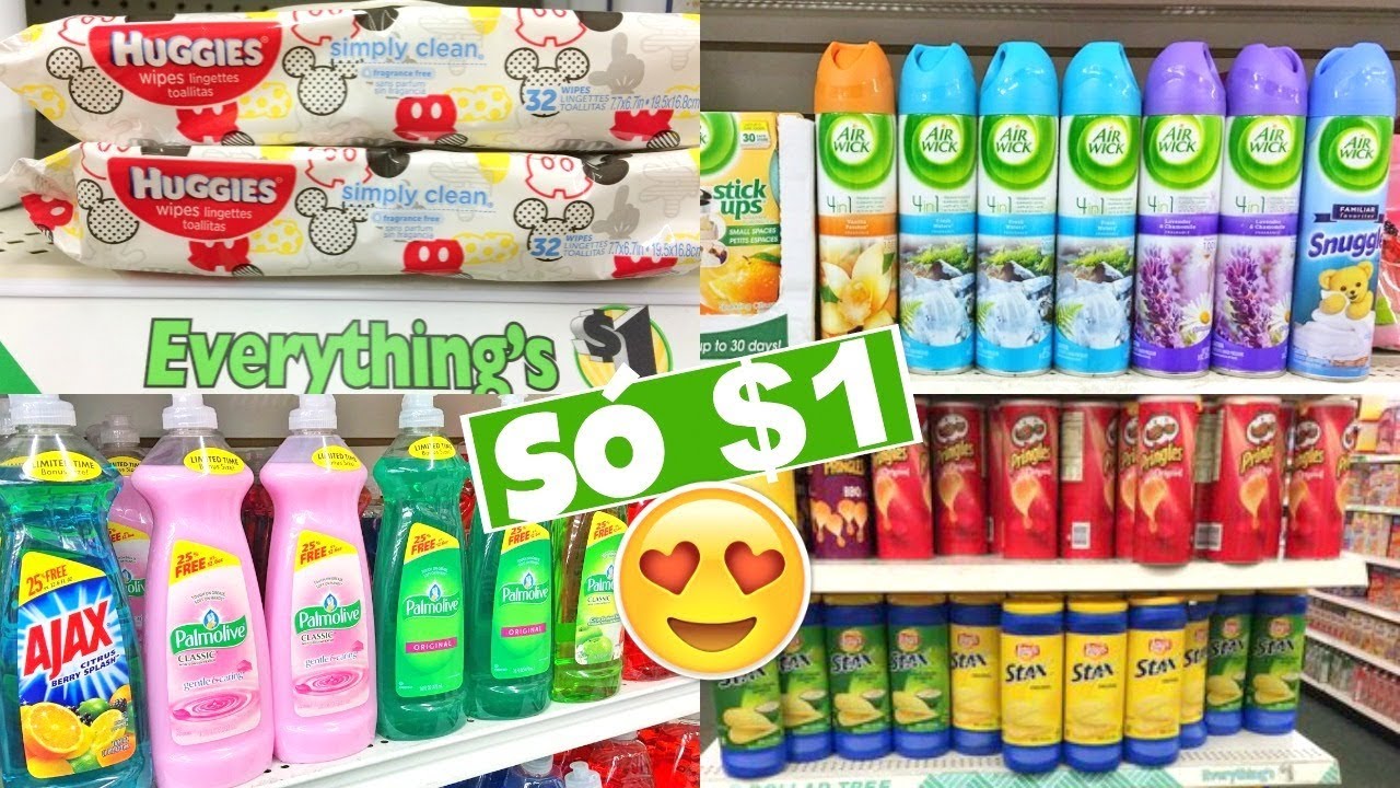 FAZENDO COMPRAS NO DOLLAR TREE - LOJA DE $1 DÓLAR NOS EUA
