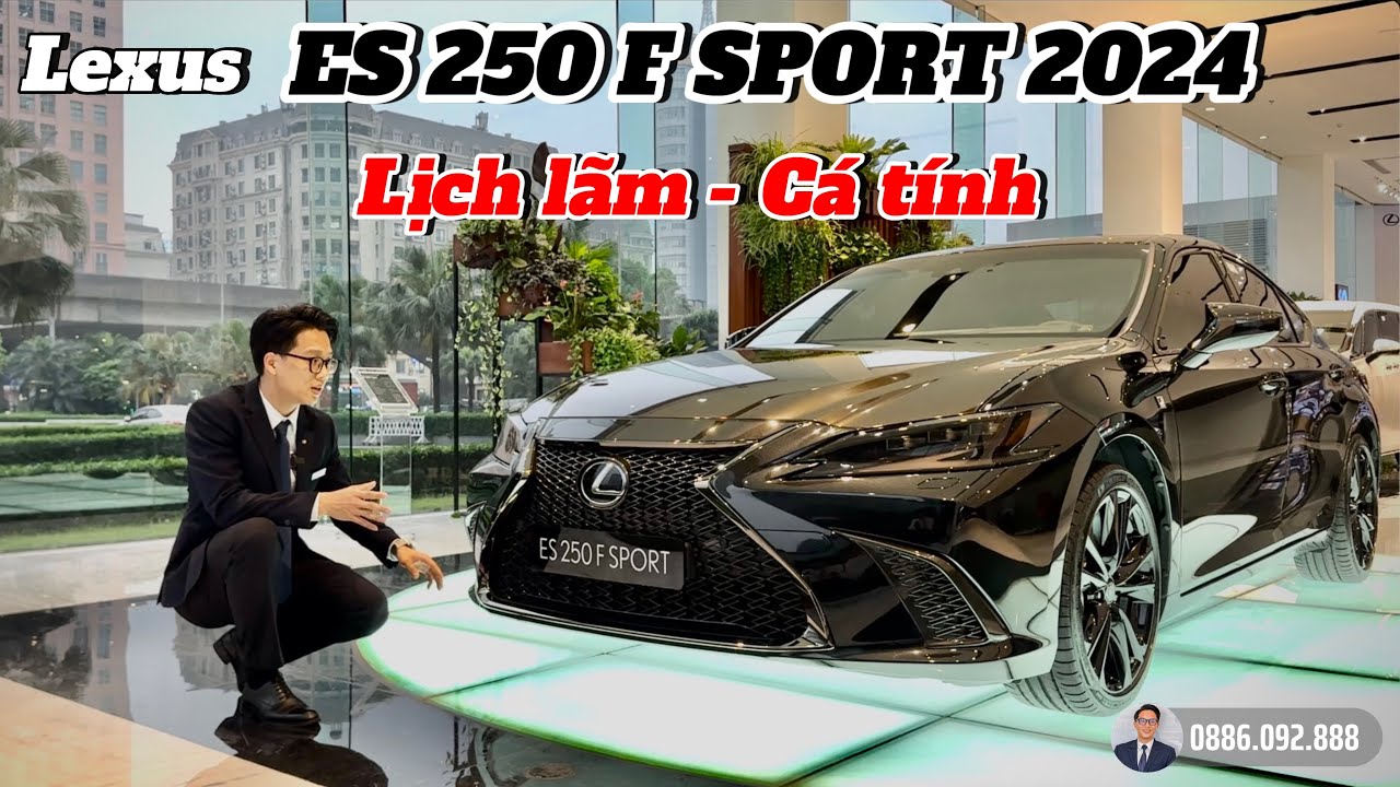 🌟 Lexus ES 250 F SPORT 2024 Graphite Black (223) | Sang trọng - Lịch Lãm - Cá Tính
