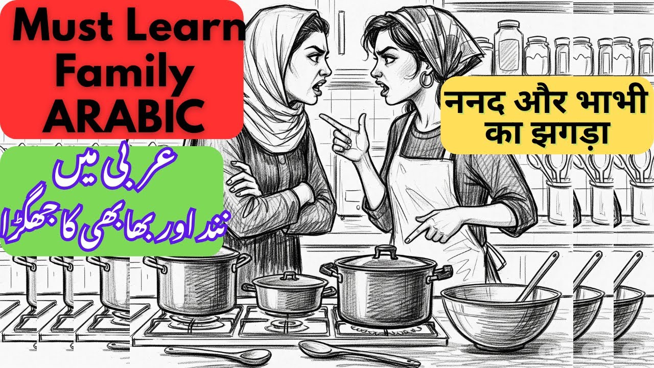 𝗥𝗲𝗮𝗹 𝗔𝗿𝗮𝗯𝗶𝗰 𝗗𝗶𝗮𝗹𝗼𝗴𝘂𝗲 | بھابھی اور نند کا جھگڑا | 𝗟𝗲𝗮𝗿𝗻 𝗔𝗥𝗔𝗕𝗜𝗖 𝗙𝗮𝘀𝘁