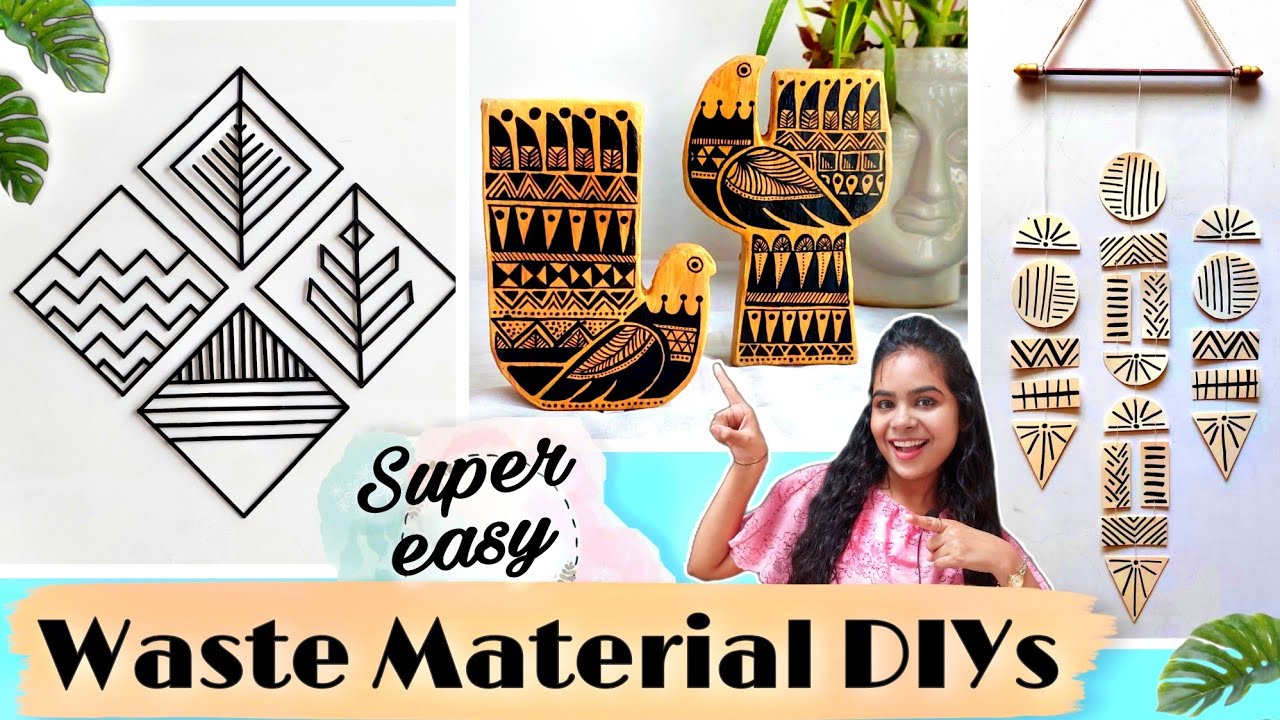 Trendy Home Decors In Rs-0 | Best Out of Waste Boho DIYs