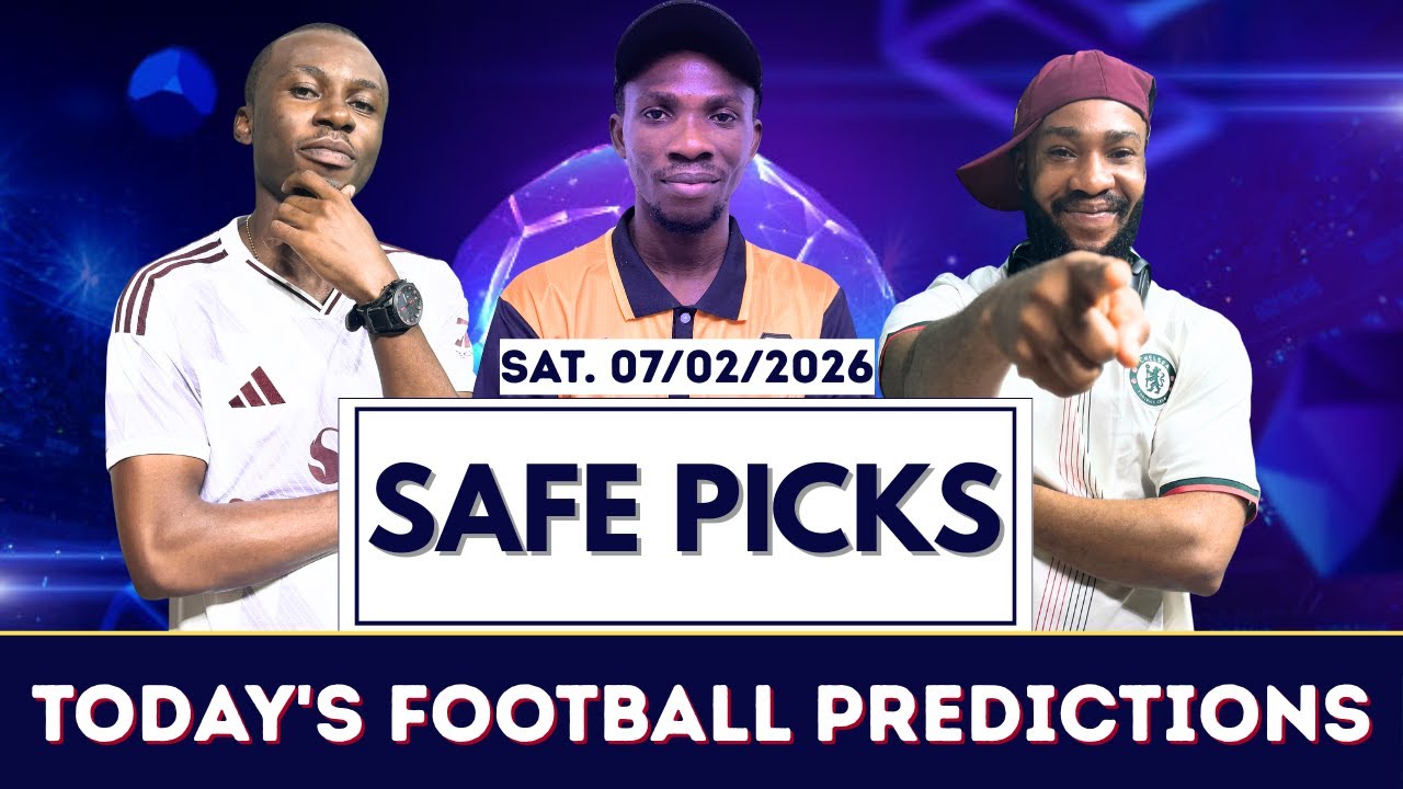 SATURDAYS SAFE BETTING PICKS [07/02/2026] | Today's Football Prediction to Stake and Win #prediction