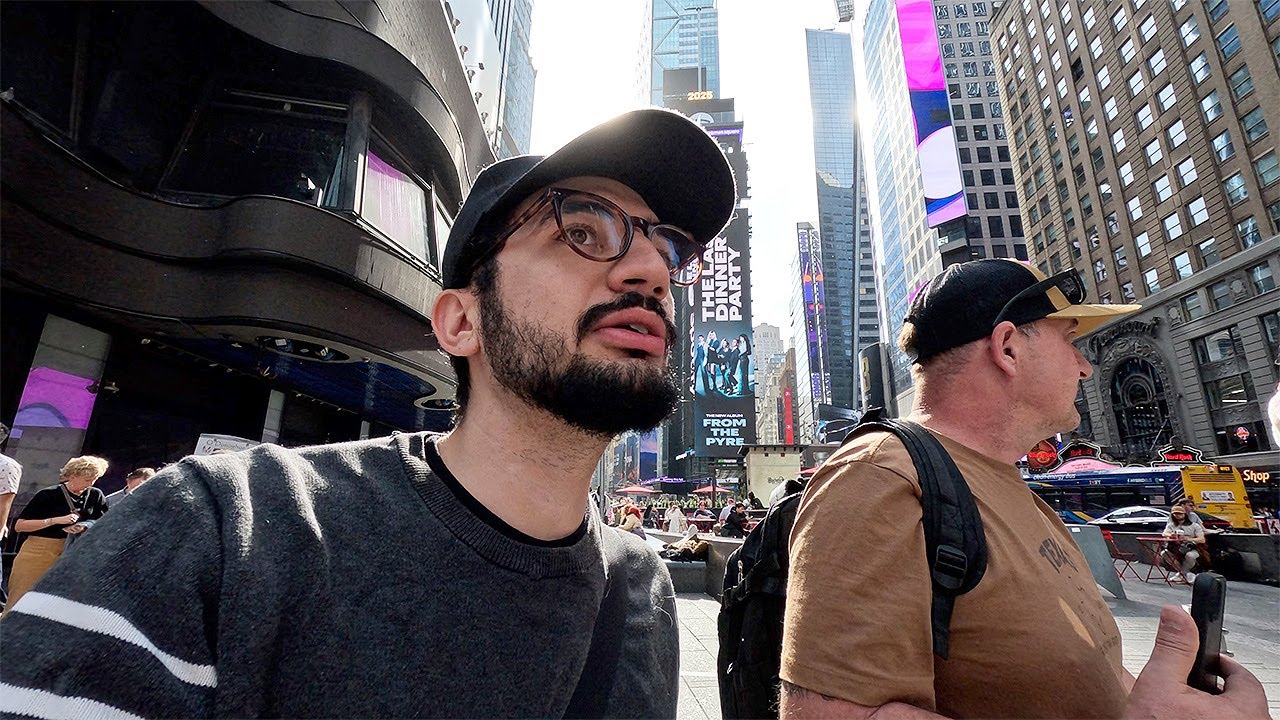 Levei meu pai pra caminhar em Nova York | E o que ele está achando dos EUA