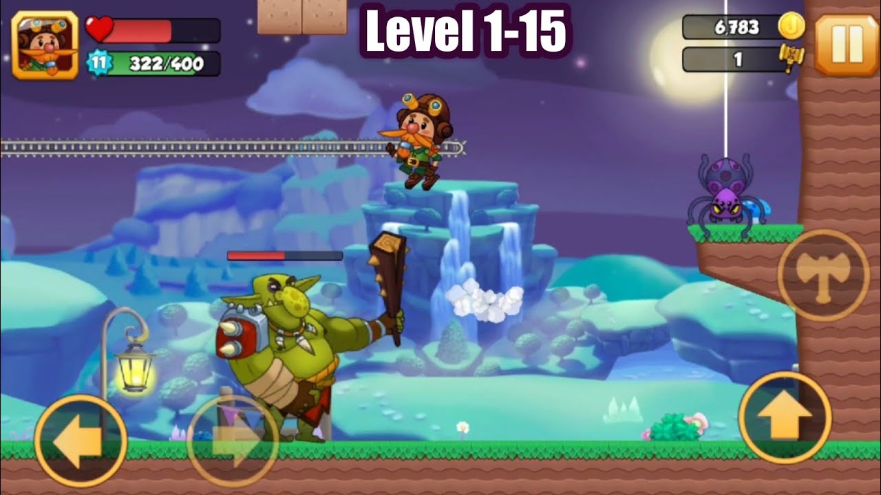jake's adventure: classic arcade game | level 1-15|#adventuregame #games #gaming
