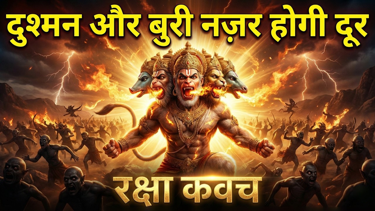 Panchmukhi Hanuman Raksha Kavach  | पंचमुखी हनुमान रक्षा कवच | Har Buri Shakti Se Milegi Mukti
