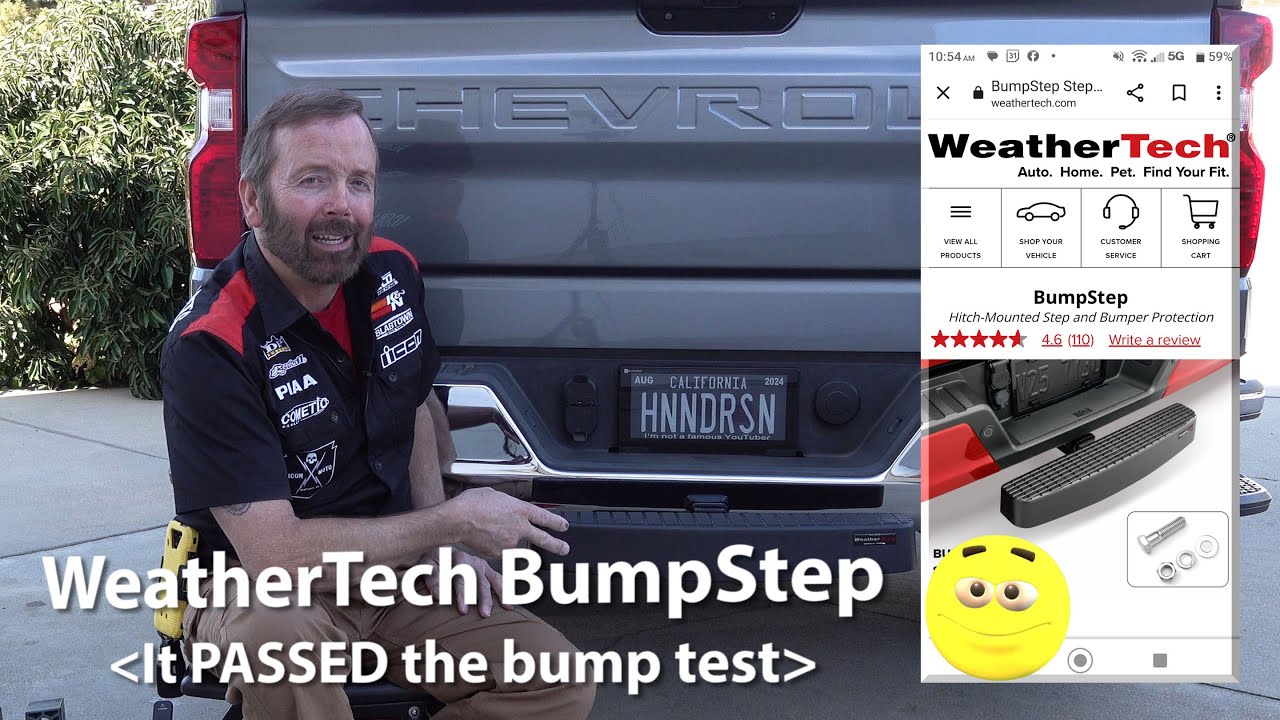 My WeatherTech BumpStep PASSED the bump test w/Paul Henderson
