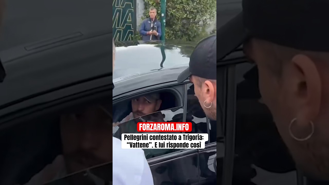 Durissima contestazione contro Lorenzo Pellegrini a Trigoria. #ASRoma #ForzaRoma #Pellegrini