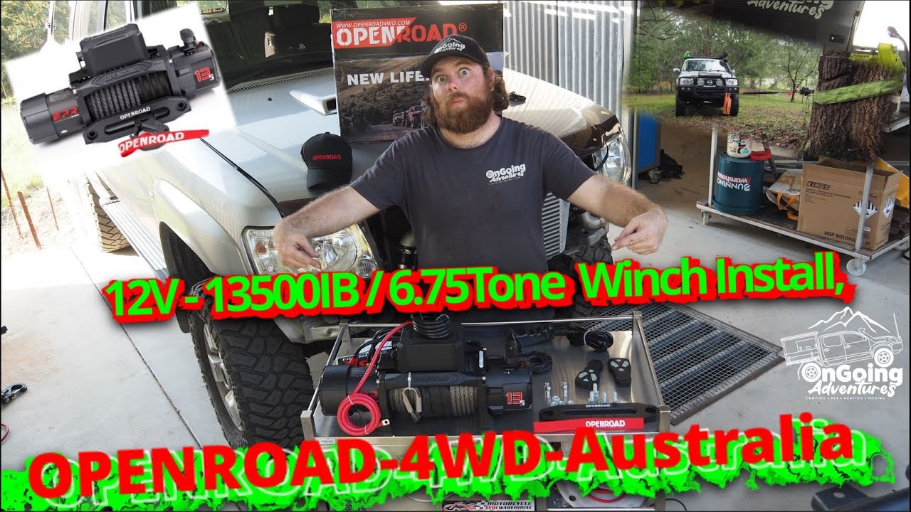 OPENROAD Winch Instalment & Quick Live Test