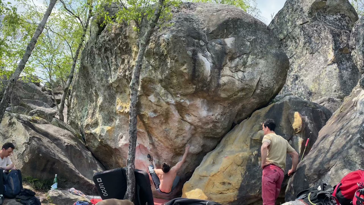 Fontainebleau - Mont Pivot - Pancras (Assis) (7C)