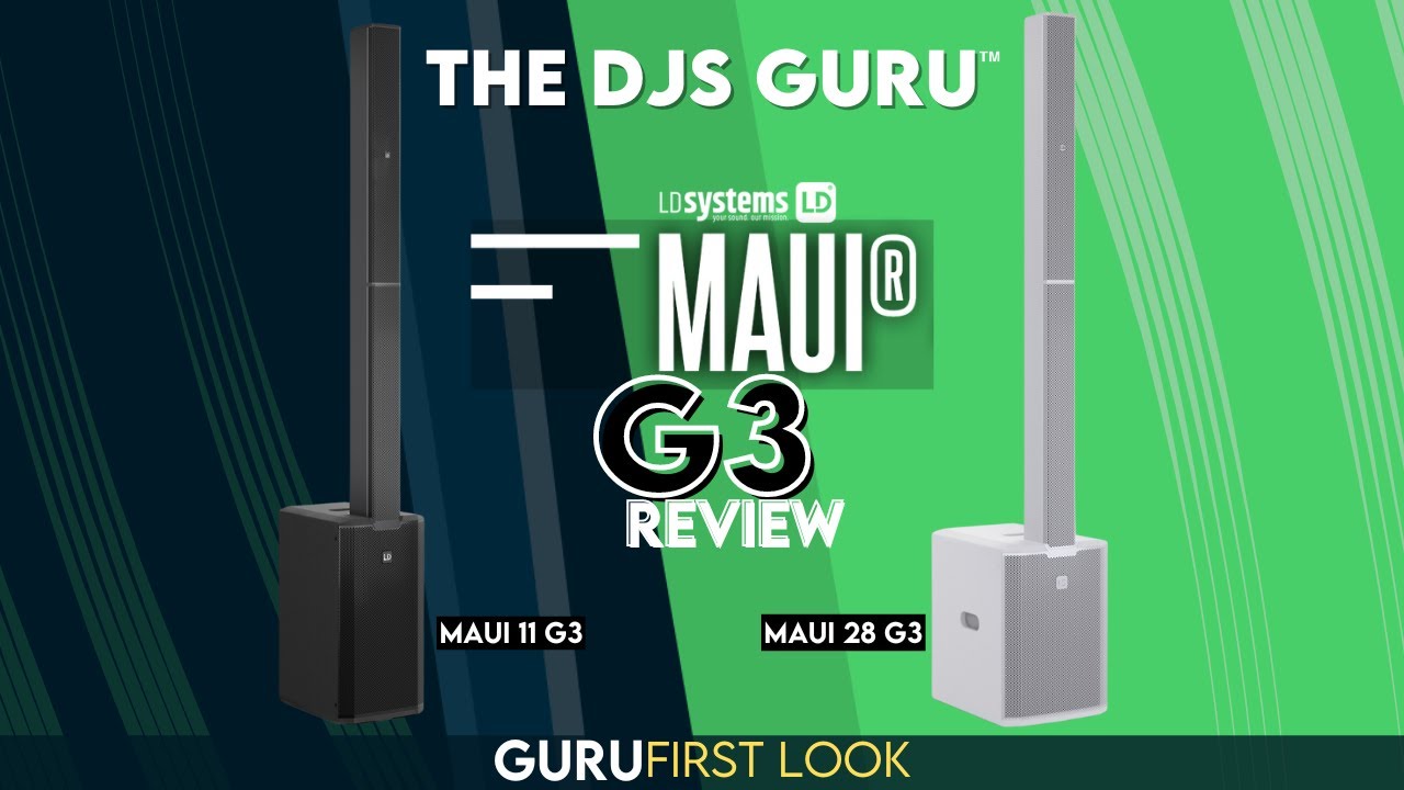 LD Systems Maui 11 and Maui 28 G3 Portable Column Array PA System | First Look Review