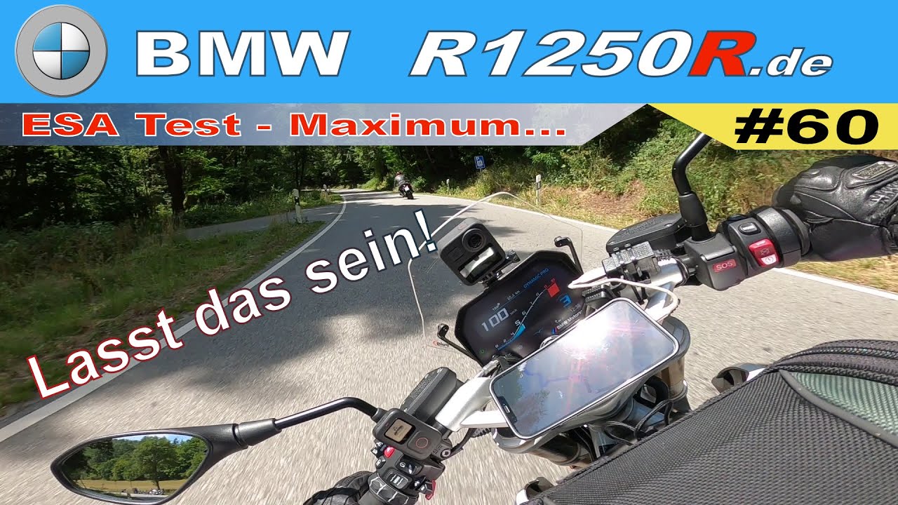 BMW R1250R | Test - Fahrwerk auf MAX | #MotoVlog 60 | Lasst es...