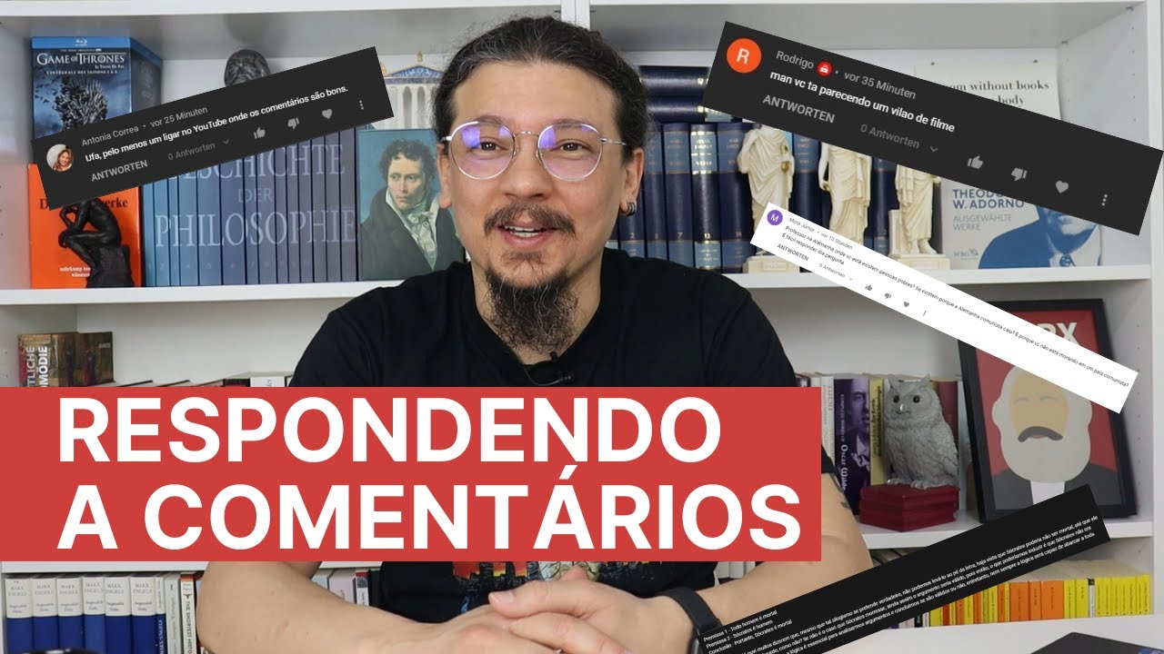 Respondendo a comentários - por que não moro em um país comunista, a lógica não é tudo e outros