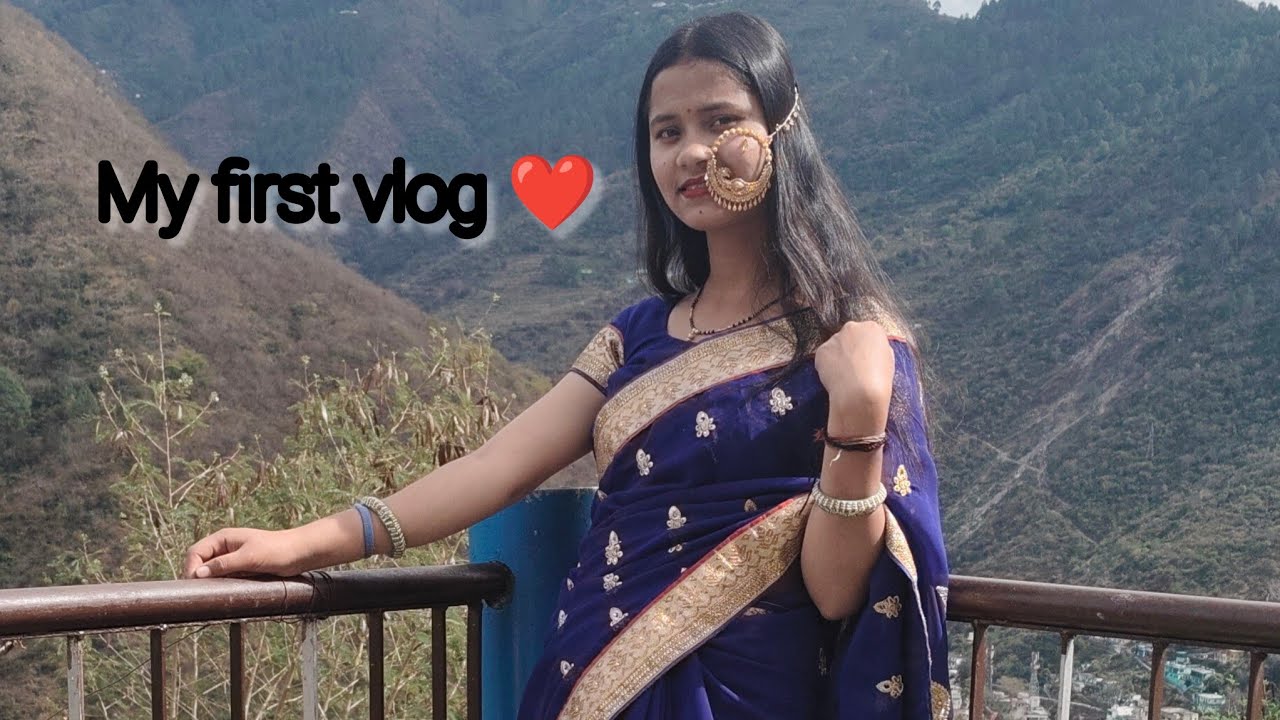 “Alaknanda + Bhagirathi Sangam | Devprayag Bazar & Sangam ।।❤️ MY first long vlog ❤️🌺#firstvlog# 
