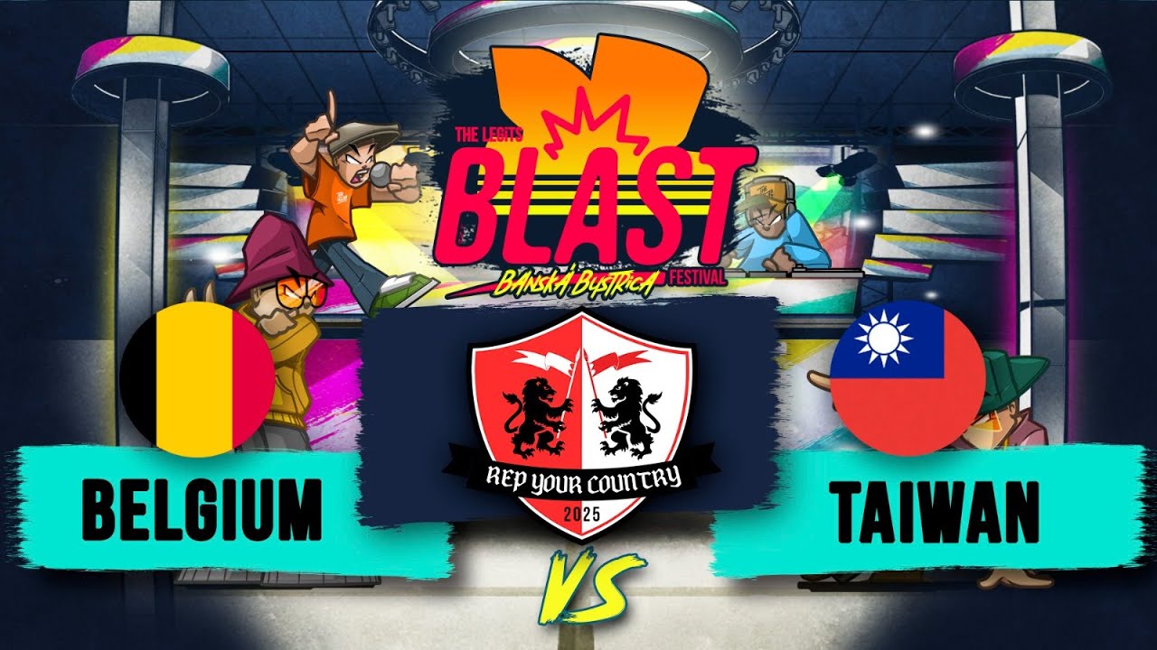 Belgium vs Taiwan I Rep Your Country Top 8  I The Legits Blast 2025