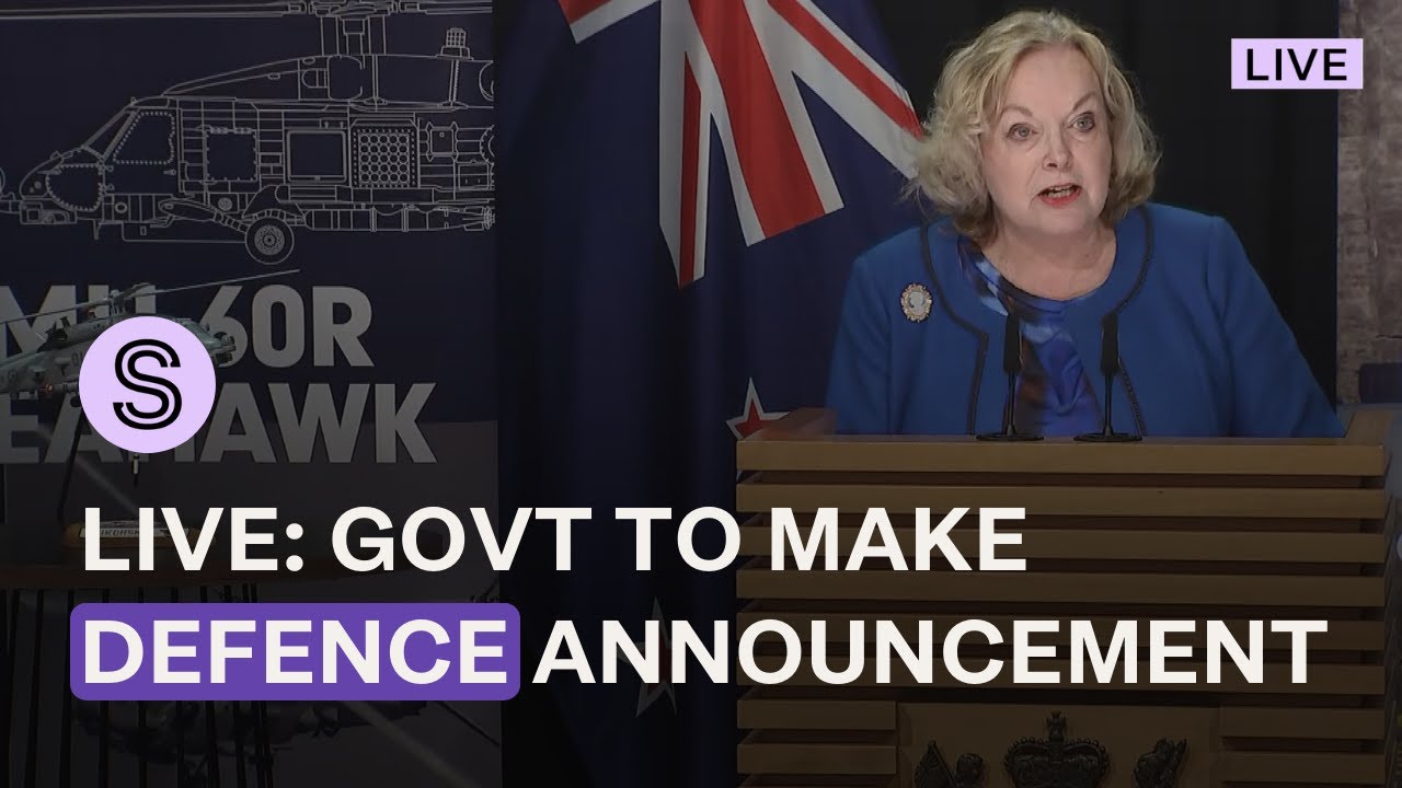 LIVE: Judith Collins, Winston Peters make Defence announcement