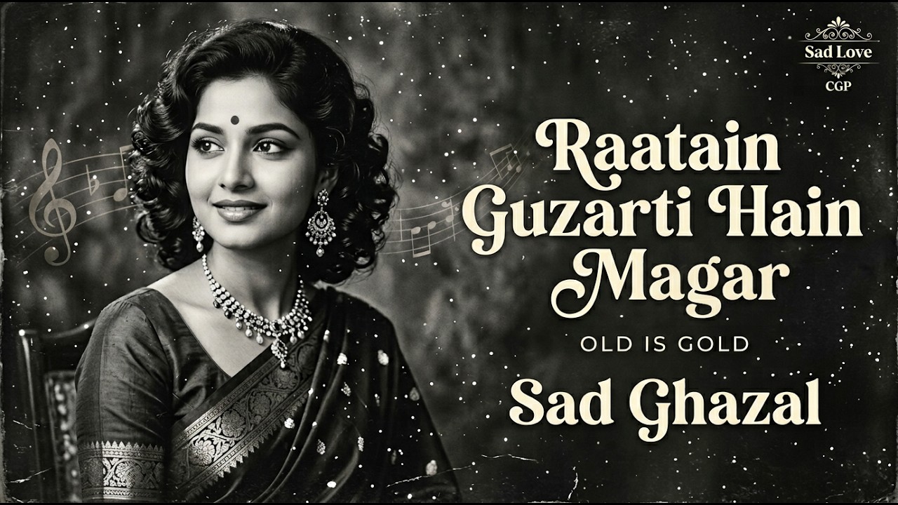 Raatain Guzarti Hain Magar Neend Nahi Aati | Dard Bhari Ghazal | Mehdi Hassan Style