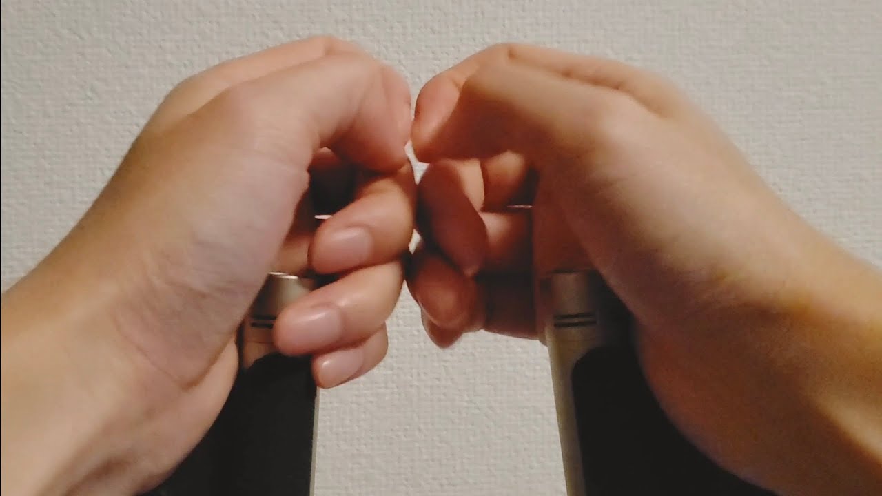 [ASMR]爪と指先で圧倒的な音圧を与えて眠くなる音フェチ/brain tingling[no talking]