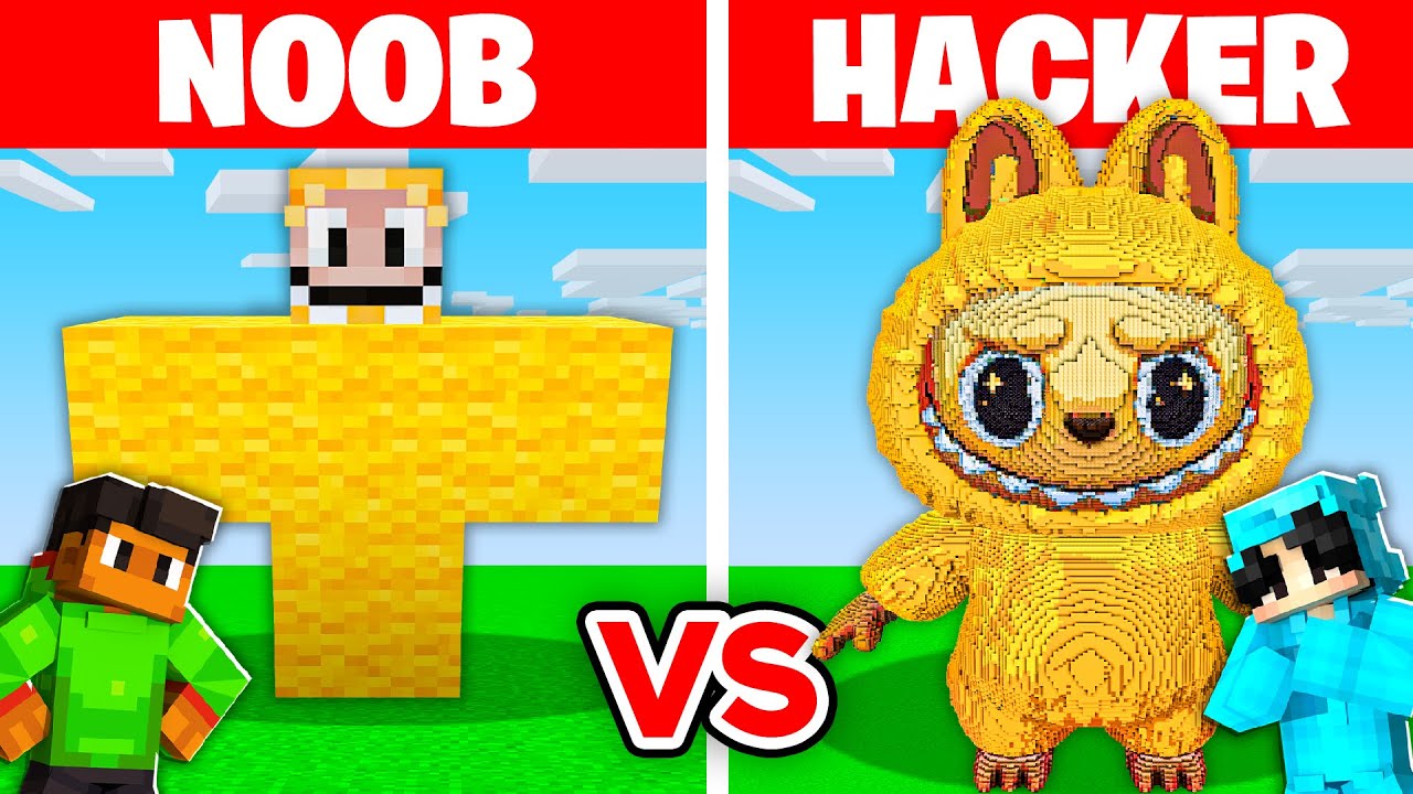 NOOB vs HACKER: I Cheated In a LABUBU Build Challenge!