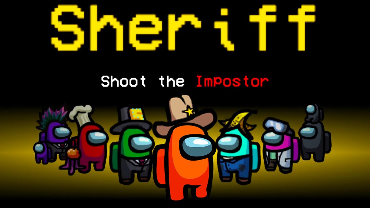 Among Us WITH NEW SHERIFF ROLE.. (hilarious)