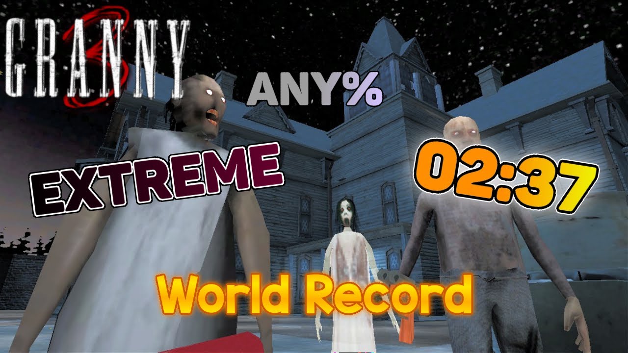 Granny 3 - Speedrun in Extreme Mode, Escape Gate [2:37] WR