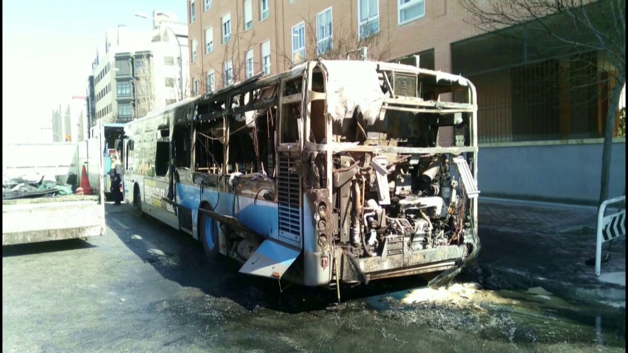 Incendios de autobuses de la EMT en Madrid