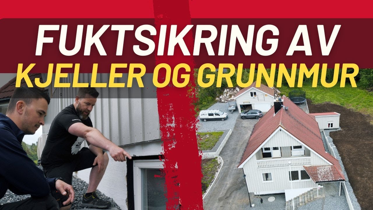 PROFFPRATEN: Fuktsikring av kjeller og grunnmur (Platon Xtra og Multidrain 400)
