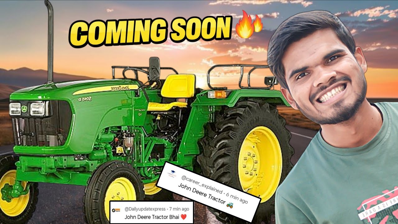 John Deere Tractor 🚜￼ || Coming Soon. || Veer Vlogs ❣️ #johndeere 