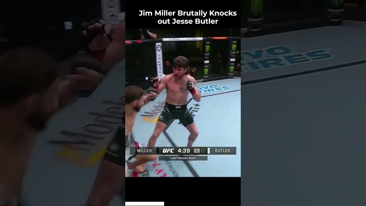 Jim Miller vs Jesse Butler knockout! 23 seconds! Jim Miller knockout, UFC, UFC Vegas 74, record, KO