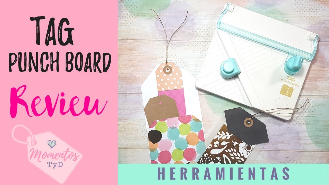 tag punch board  review we r memory keepers  herramienta para hacer tags (Wer)