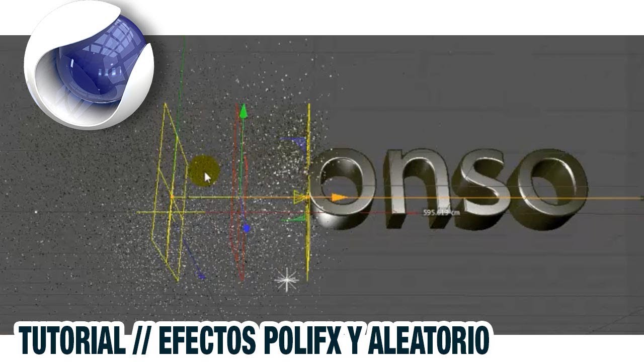 Tutorial cinema4D: efectos polifx y aleatorio para crear particulas by @ildefonsosegura