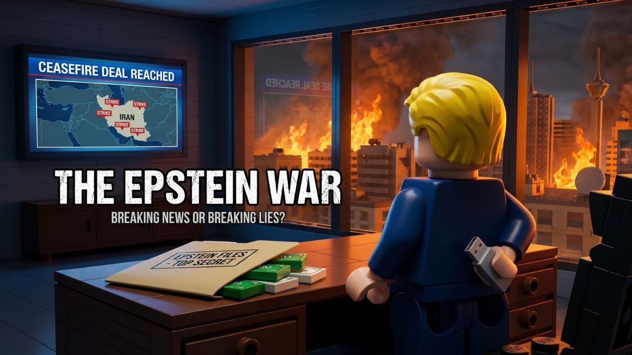 THE EPSTEIN WAR: Is the Iran Conflict a $35B Cover-Up? | Lego Rap Video
