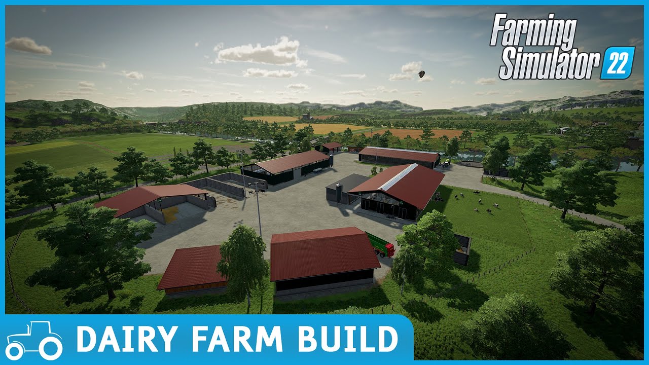 Building A Dairy Farm On Haut-Beyleron FS22 Timelapse