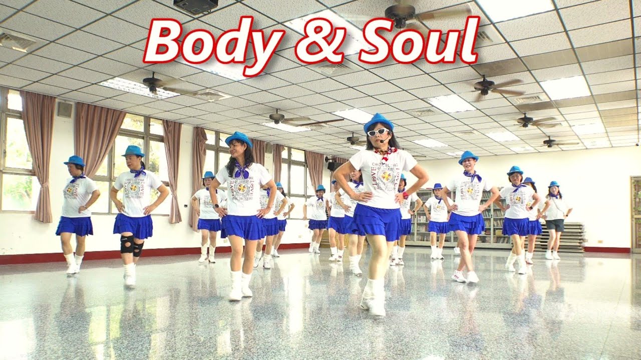 Body & Soul│Line Dance by Gary O'Reilly (IRE)│Demo & Walk Through║身體與靈魂│排舞│含導跳║4K