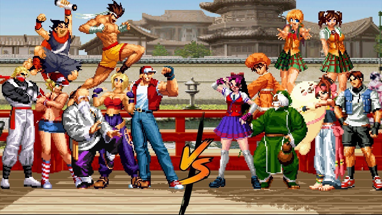 Terry Bogard Team vs Athena Asamiya Team 