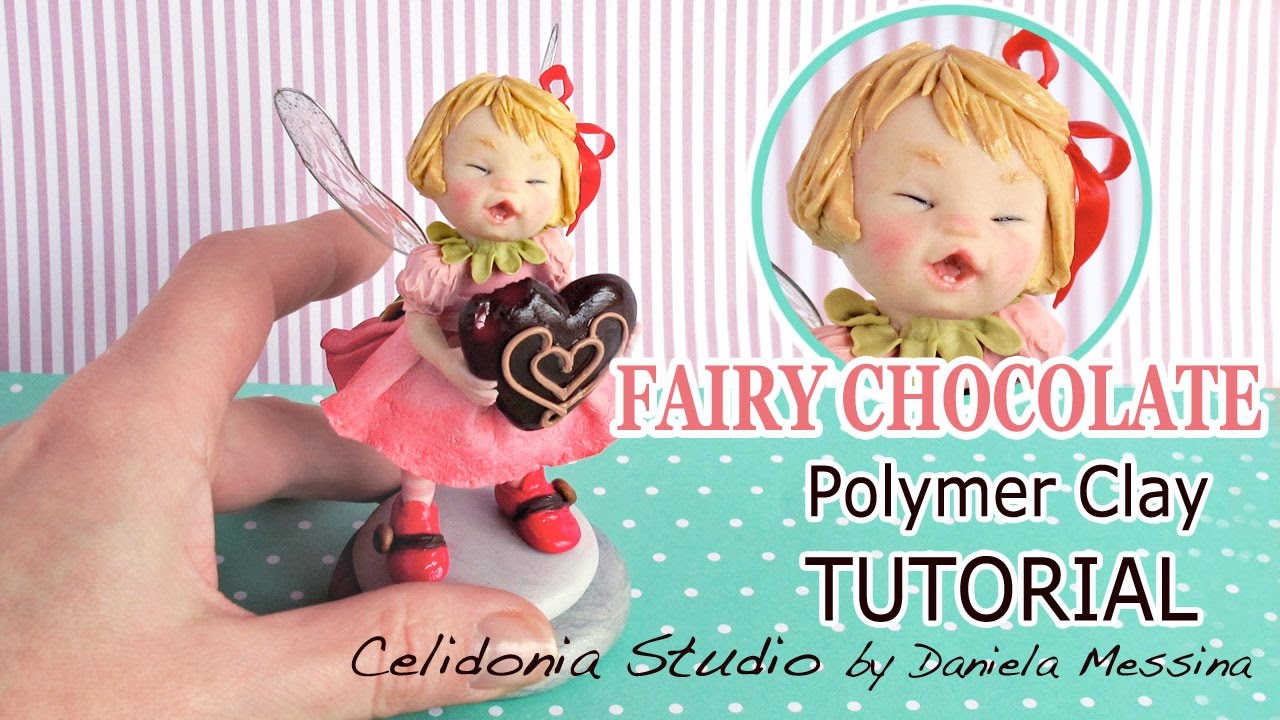 Fairy Polymer Clay Tutorial - Eating Chocolate