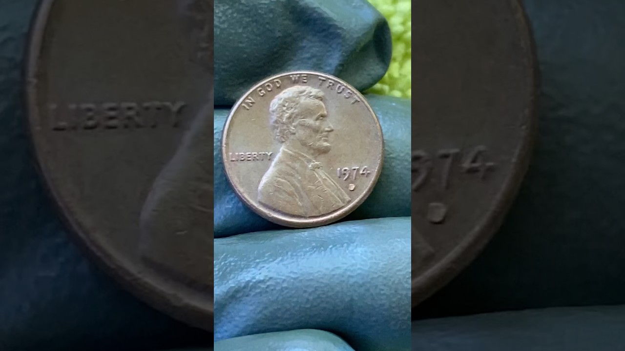 1974 D MS Brown, filled mint mark, Off Center Strike, double Trust on Rim #bestcoins #rarecoins
