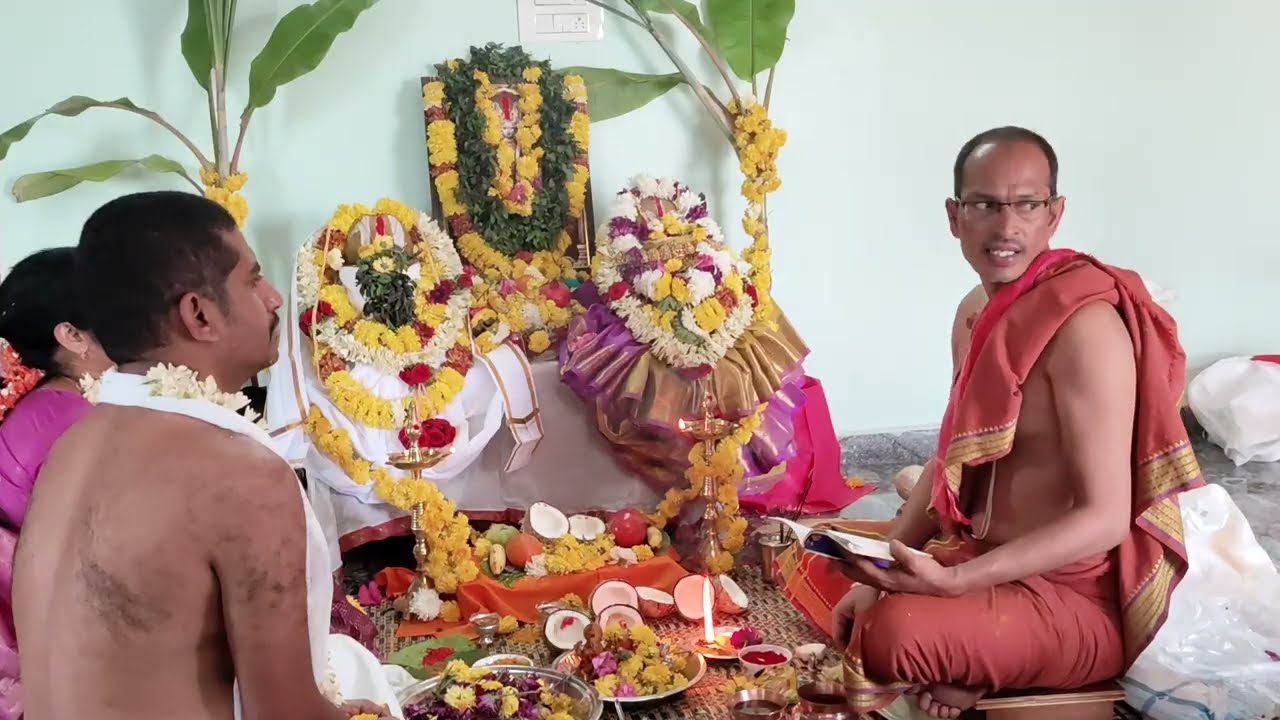 Satyanarayan Swamy pooja 3 Govardhana swamy