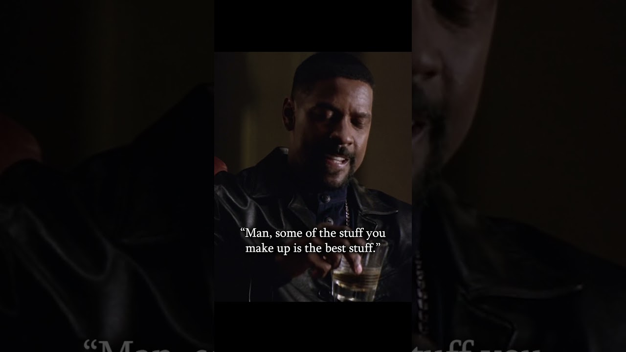 Denzel improvised a lot of iconic lines in Training Day