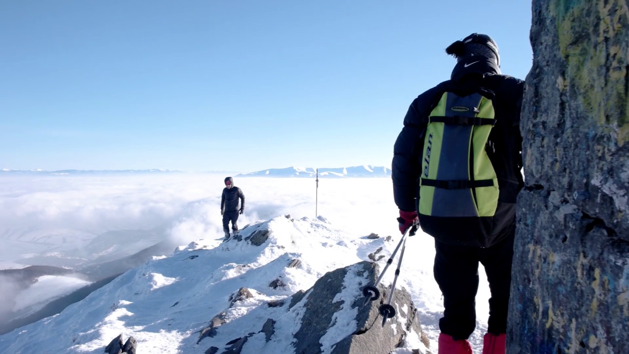 Походи в Карпати / Піший похід вихідного дня на гору ПіКуй в зимку 2017, Вододільний хребет