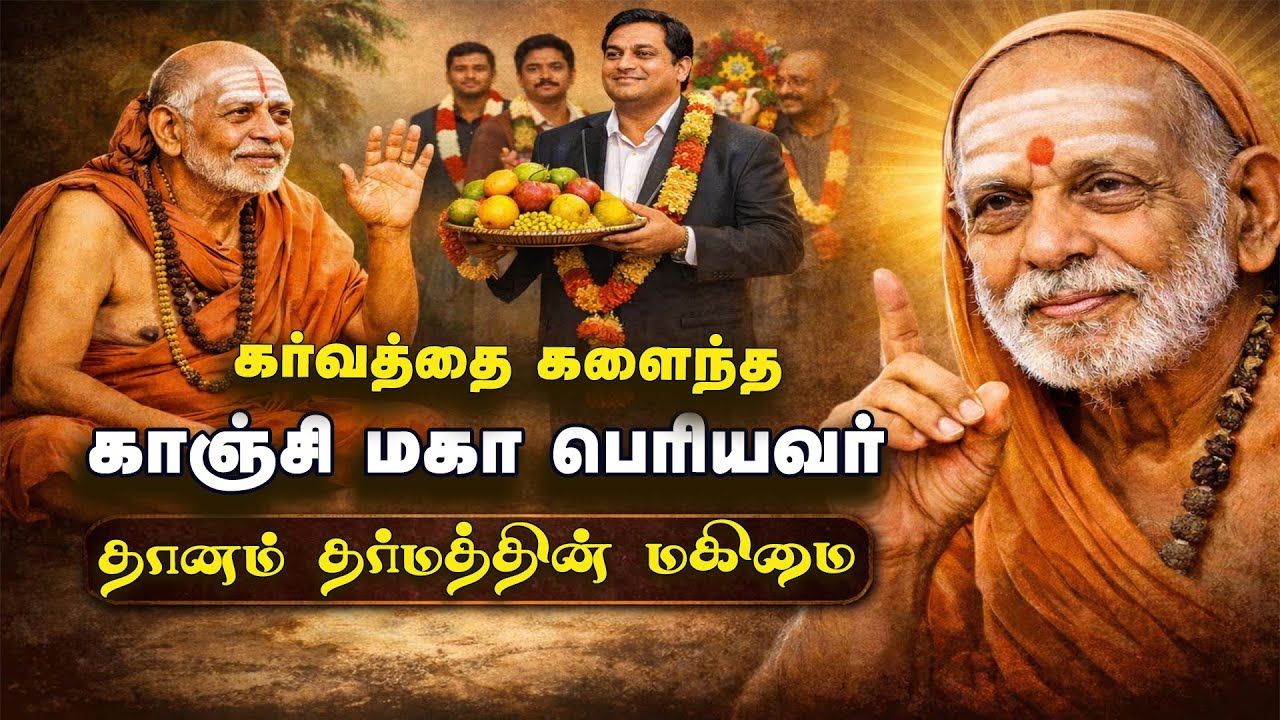 கர்வத்தை களைந்த காஞ்சி மகா பெரியவர் | தானம் தர்மத்தின் மகிமை | Dr. Ramani Sundarrajan