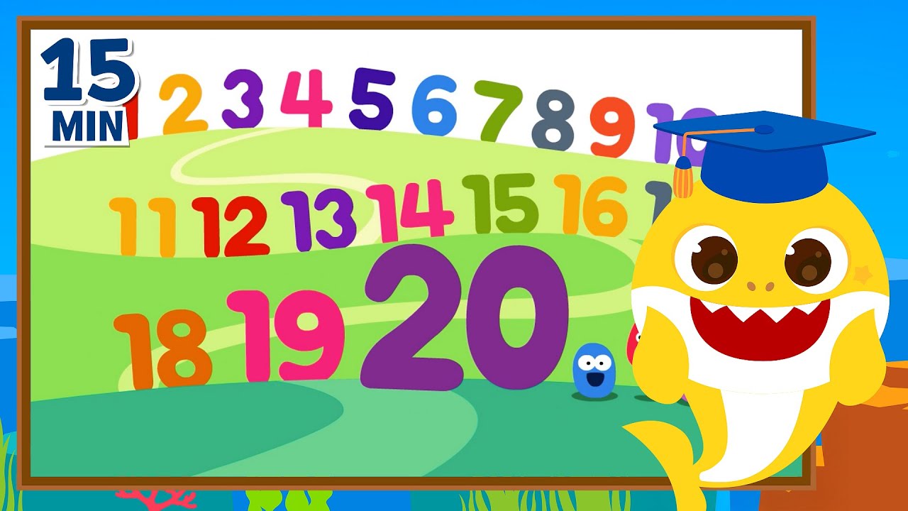 Learn to Count and Write Numbers🔢 | Number Song | Baby Shark Classroom - Learning for Kids