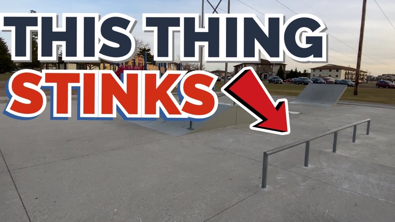 Rails Don’t Slide in Fargo, ND. Village West Skatepark.