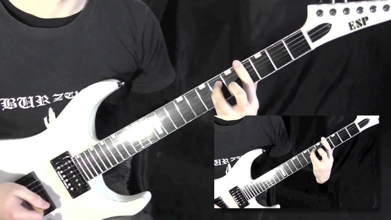 Burzum - Black Spell of Destruction Guitar Cover