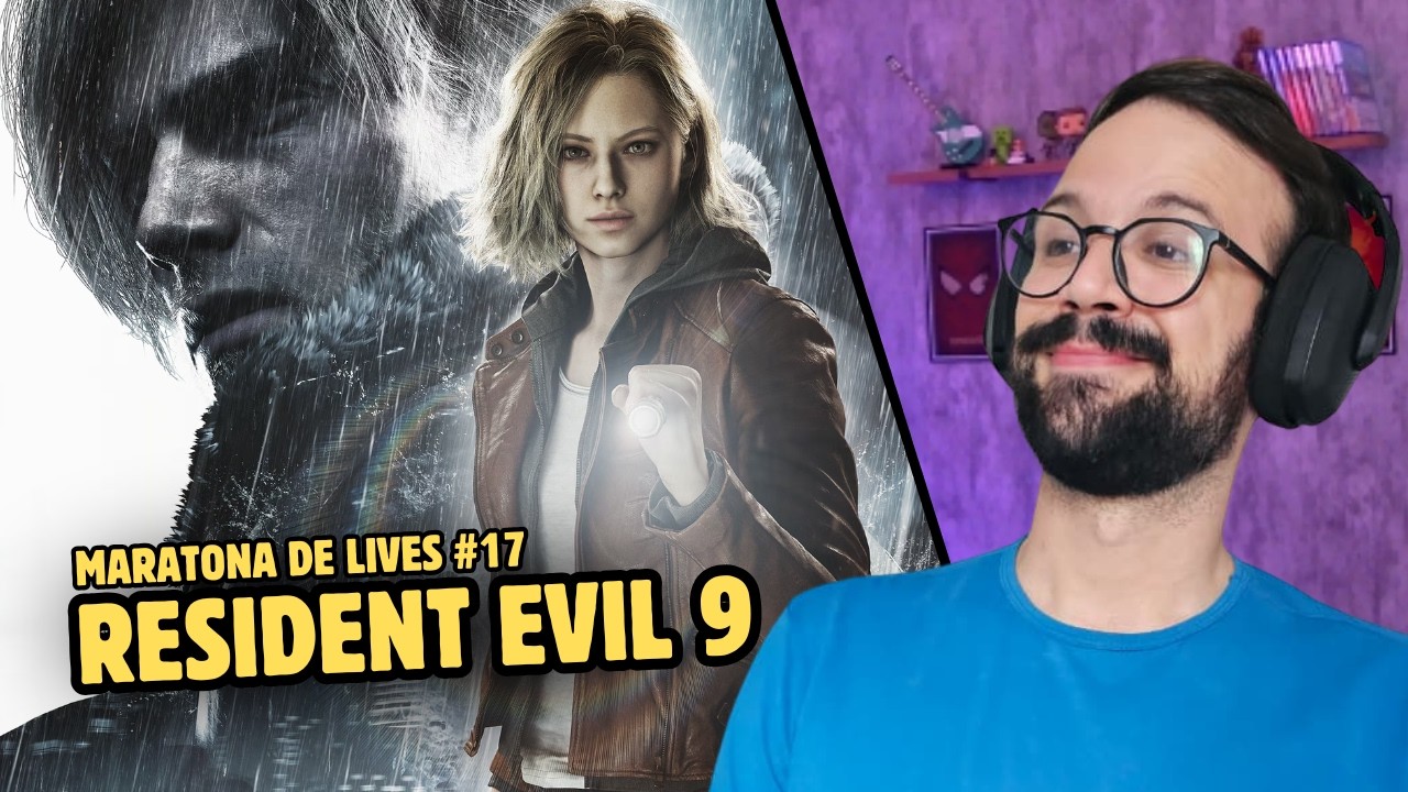 Jogando RESIDENT EVIL REQUIEM l MARATONA DE LIVES #17