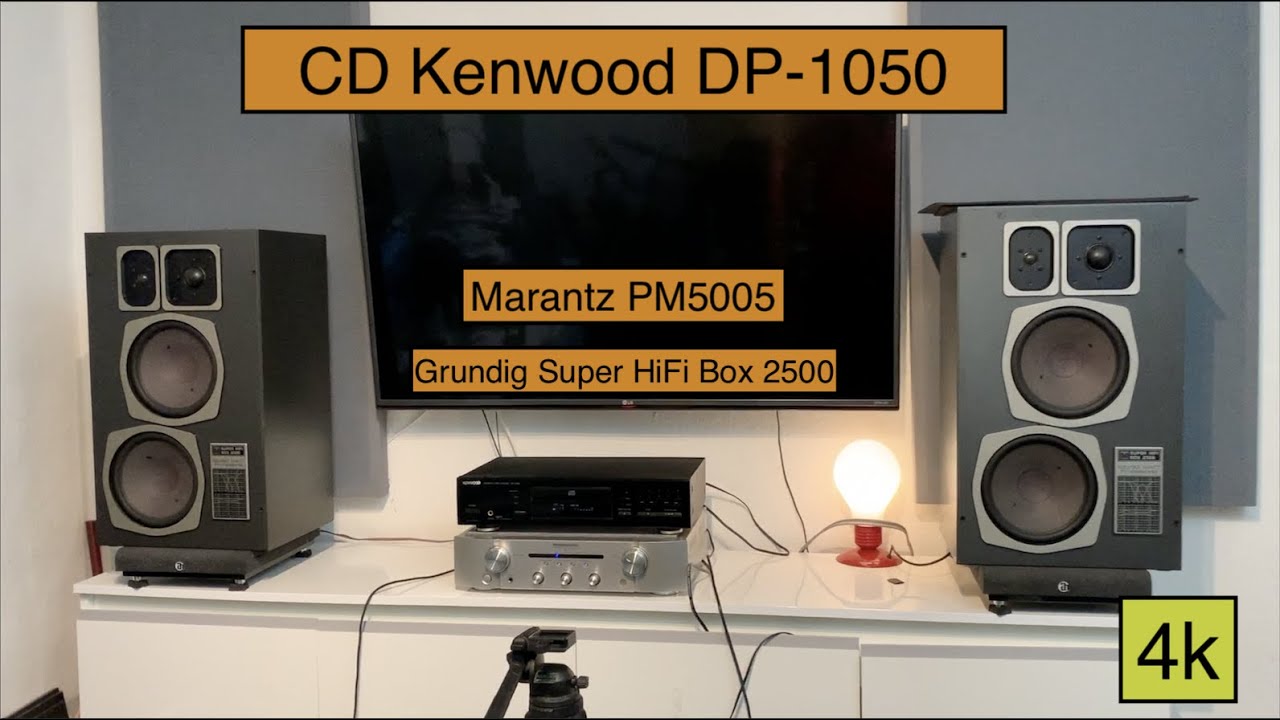Kenwood DP-1050 - A Look Inside + Audio Test /Marantz PM5005/Grundig Super HiFi Box 2500