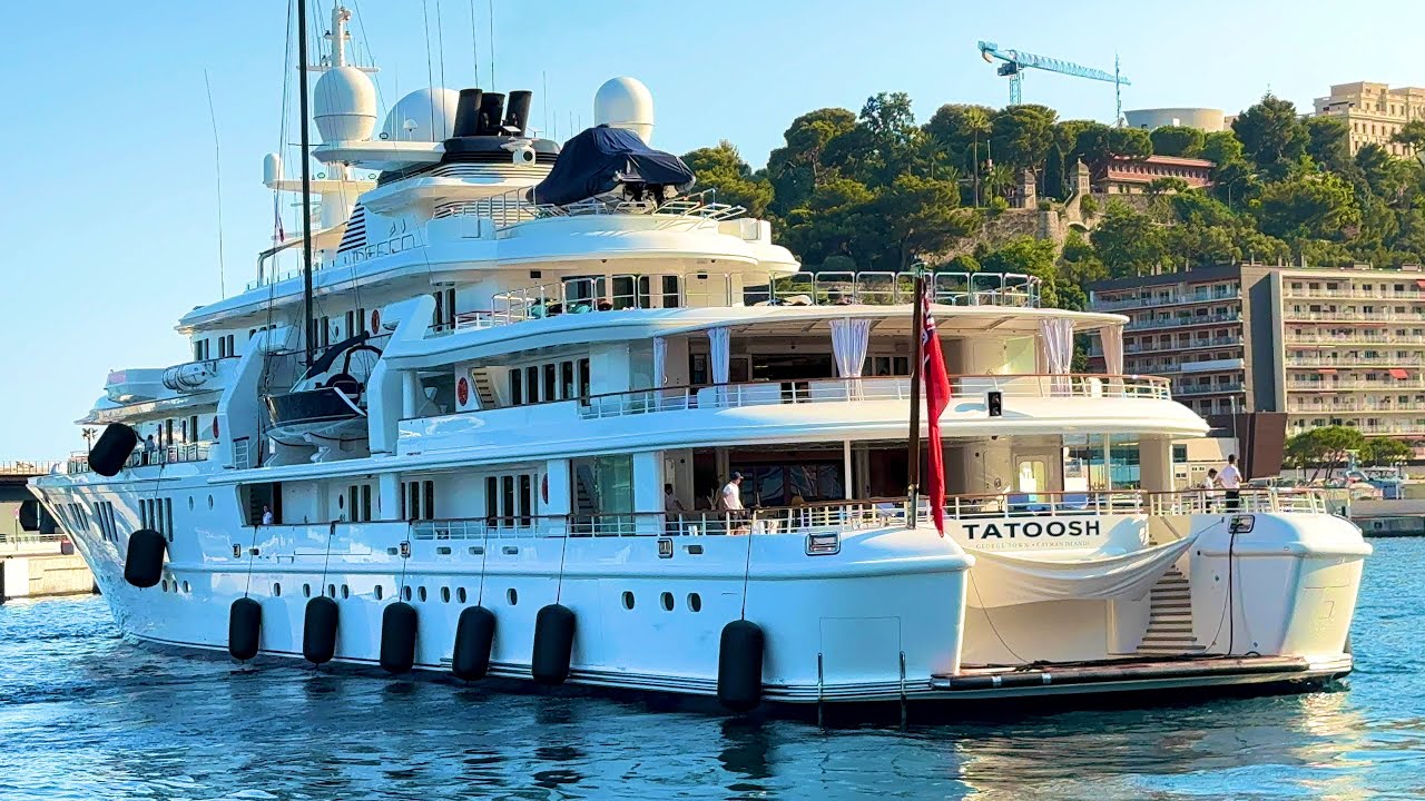 ATLANTIS II 116m • PHILLIP NIARCHOS  $100 Million Superyacht -TATOOSH 92m Paul Allen $90M Superyacht