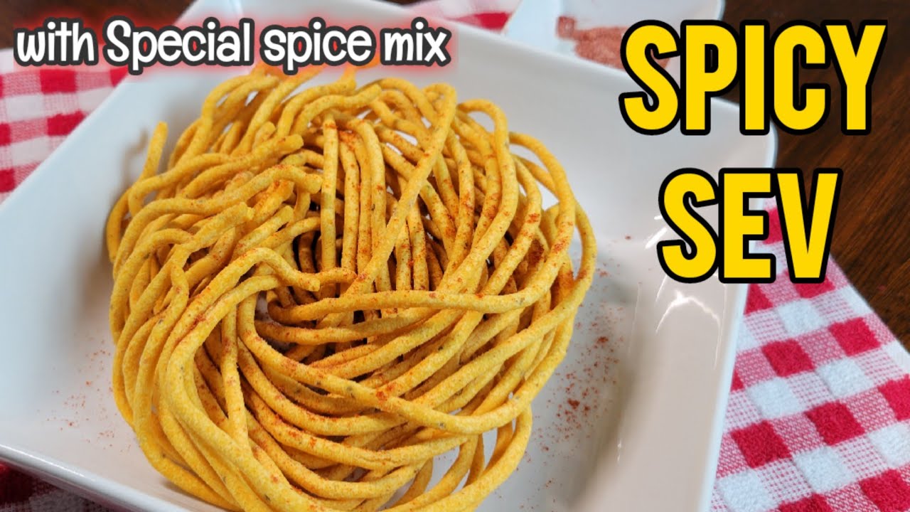 Spicy Sev Recipe | special trick | Hot Sev Tea-time Snack