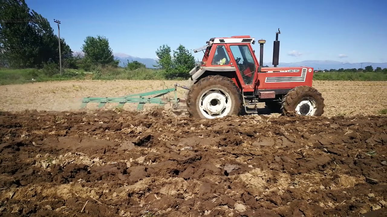 Fiat 180-90 and 160-90 Turbo-plow with 5&4 furrow