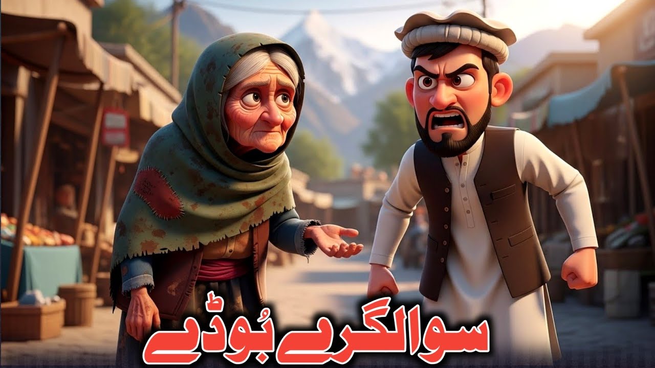 Swalgare Budai | Pashto cartoon kahani | Jaan Cartoon 